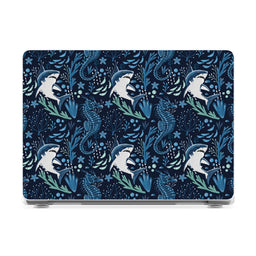 Midnight Reef | Shark Print Laptop Shell - 16