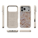 Untamed | Brown & Blue Zebra Case