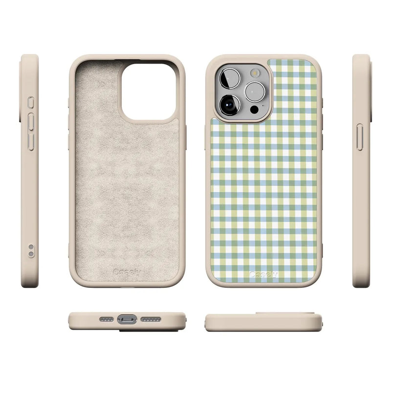 Pastel Picnic | Blue & Green Gingham Case