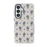 Seaside Stitch | Vintage Roses Case - Galaxy S26