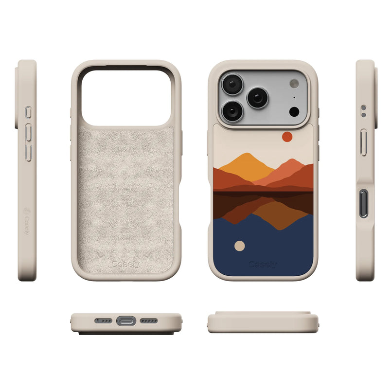 Opposites Attract | Day & Night Colorblock Mountains Case