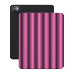 Stripes and the City | Pink & Purple Pinstripe iPad Case - iPad Pro 13