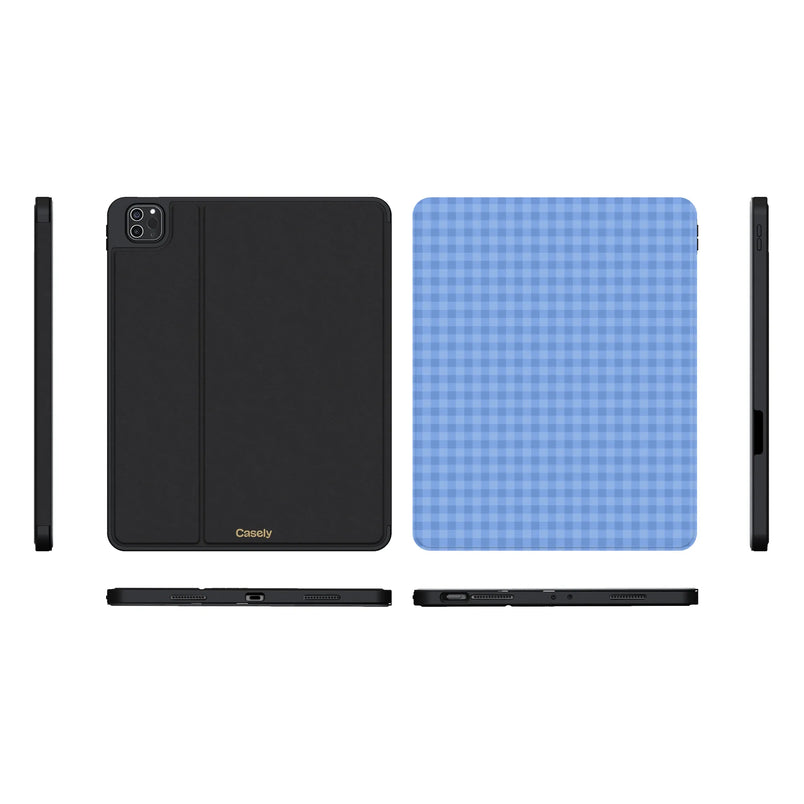Sweet Jam | Blue Gingham iPad Case