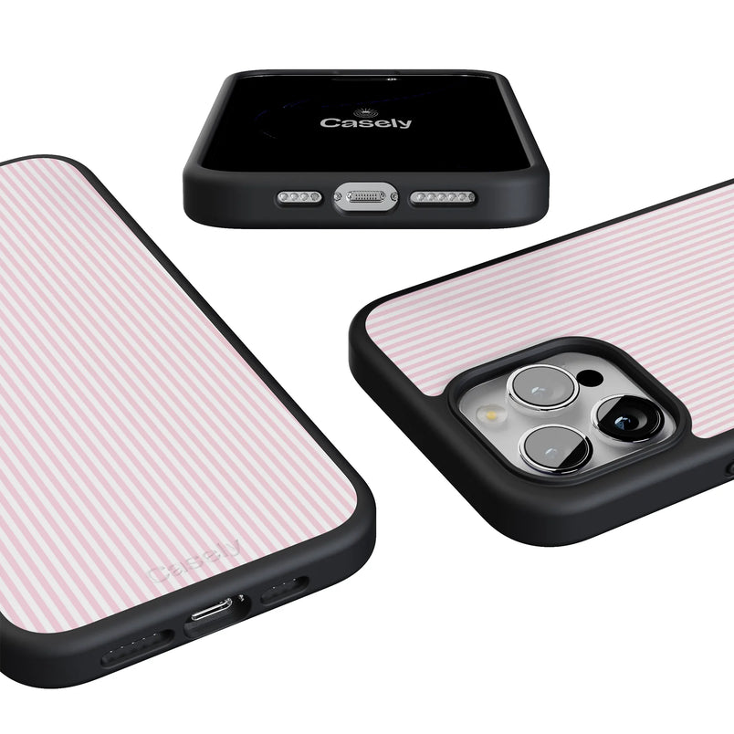 Stripes and the City | Light Pink Pinstripe Case