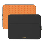 On the Dot | Orange Polka Dot Laptop Case