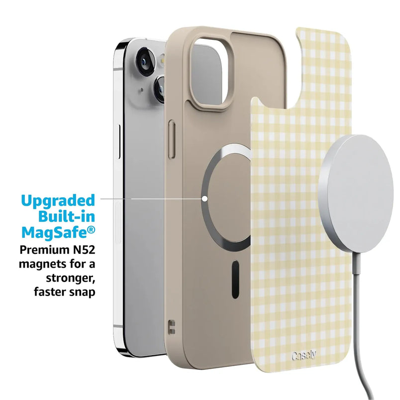 Pastel Picnic | Yellow Gingham Case