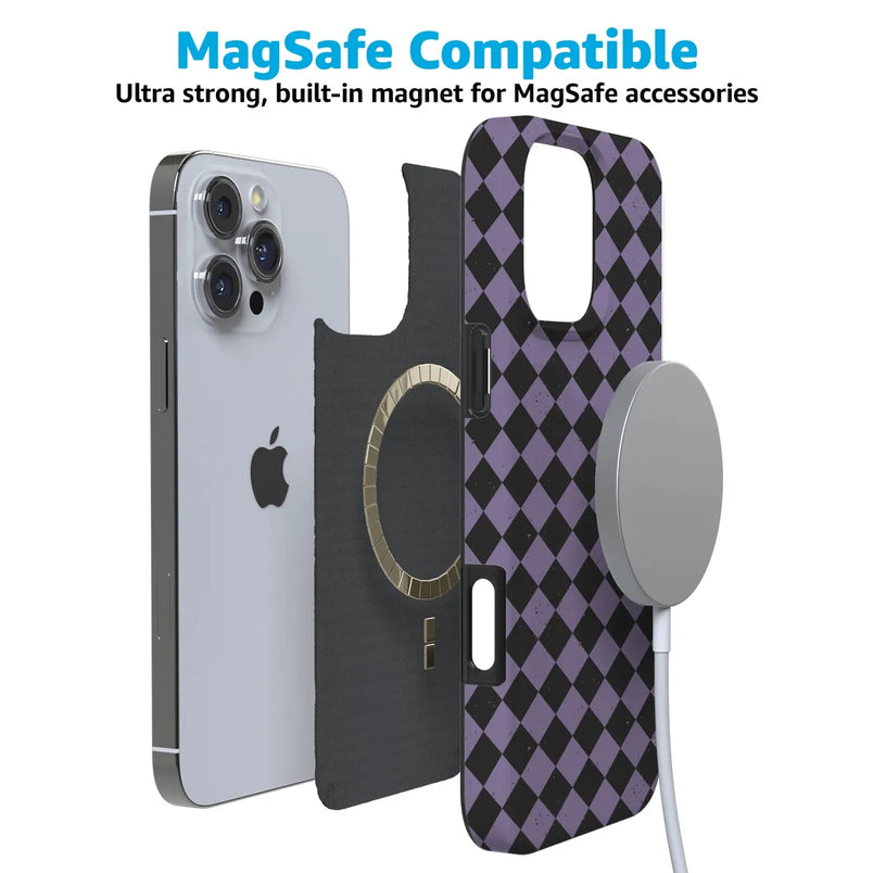 Midnight Hex | Purple Checkered Case