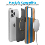 Go New York | Blue & Orange Stripes Case