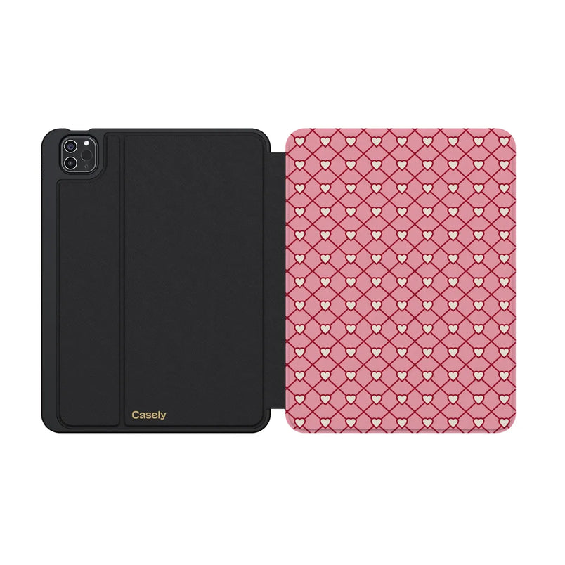 Love Locks | Pink Hearts iPad Case