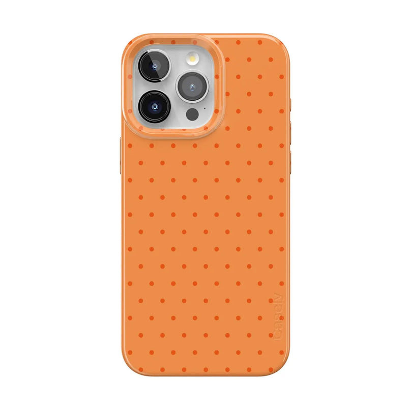 On the Dot | Orange Polka Dot Case