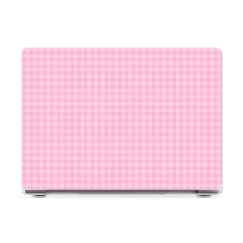 Sweet Jam | Light Pink Gingham Laptop Shell - 16" MacBook Pro
