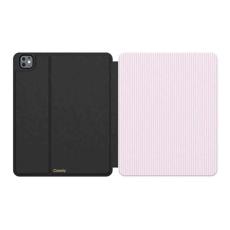 Stripes and the City | Light Pink Pinstripe iPad Case