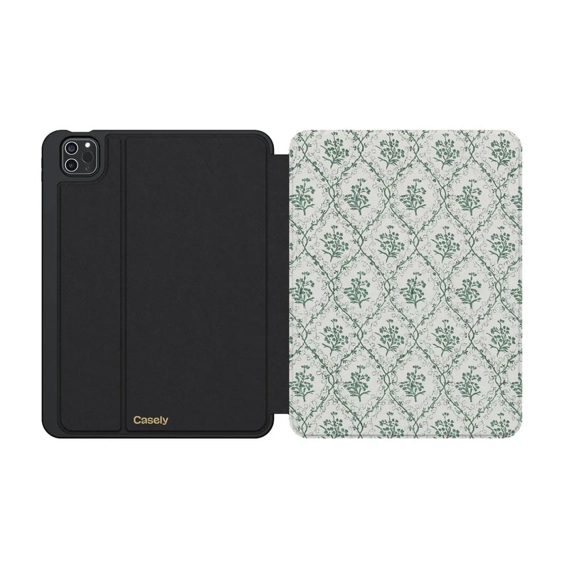 Sage Tapestry | Floral Vines iPad Case