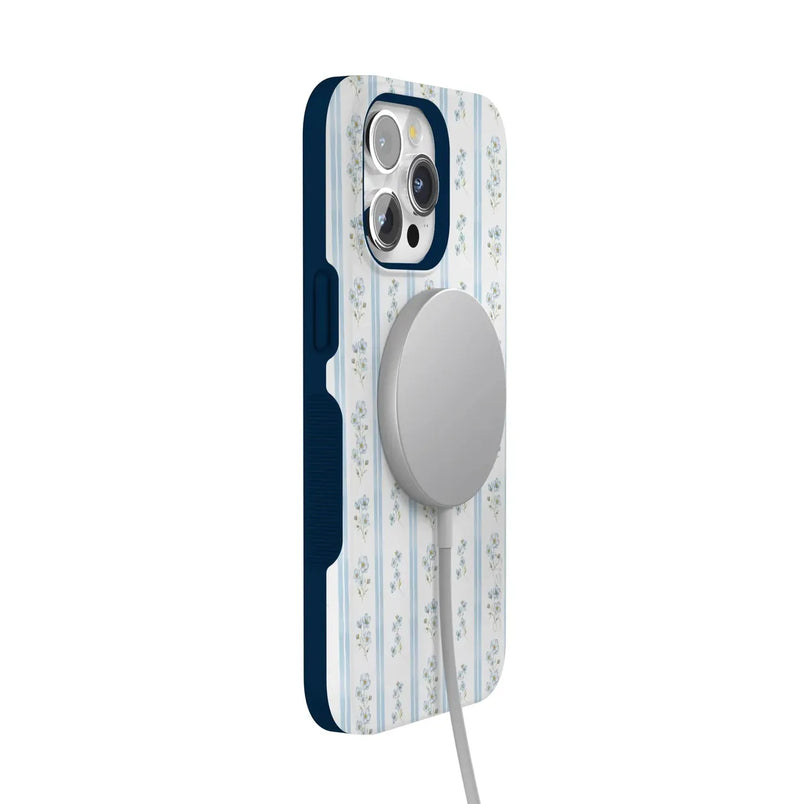 Cottage Stripe | Blue Floral Case