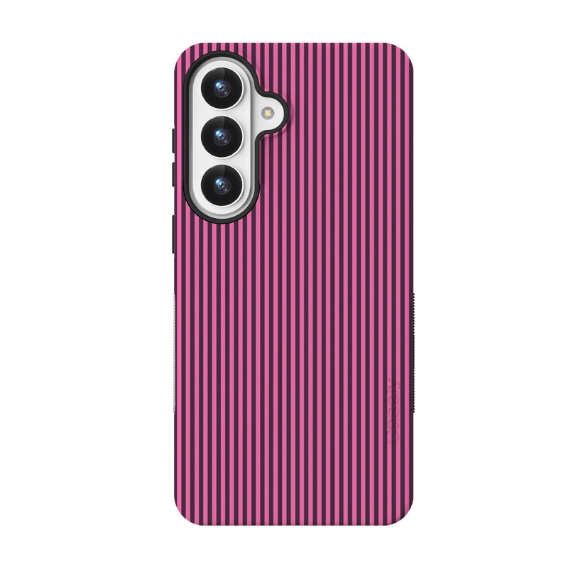 Stripes and the City | Pink & Purple Pinstripe Case - Galaxy S26 Plus