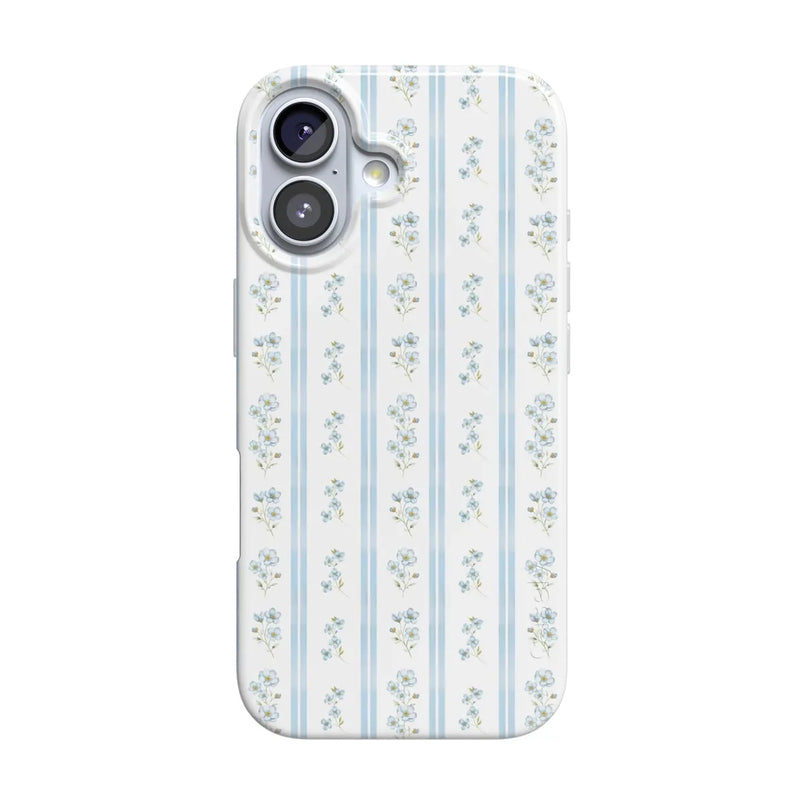 Cottage Stripe | Blue Floral Case