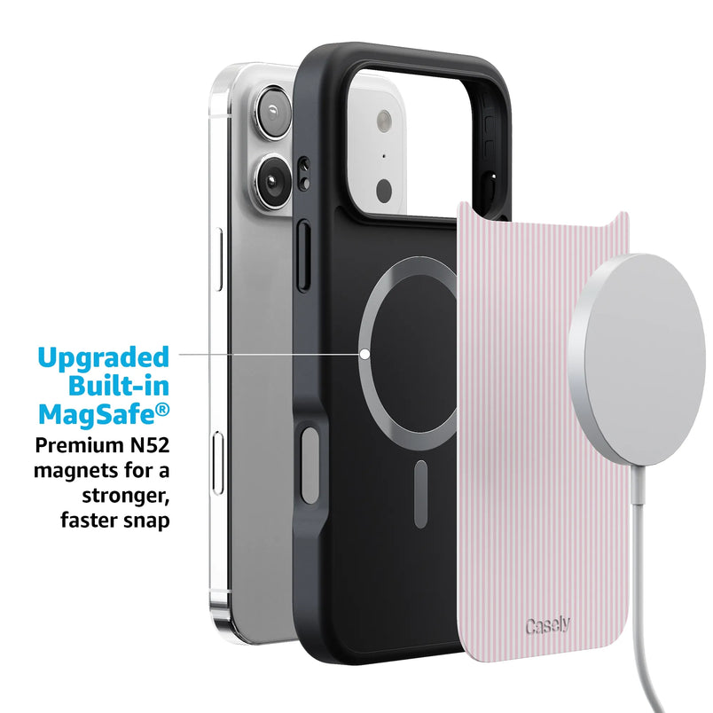 Stripes and the City | Light Pink Pinstripe Case