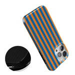 Go New York | Blue & Orange Stripes Case