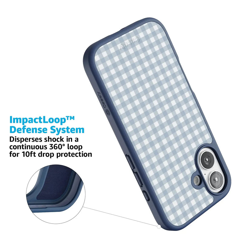 Pastel Picnic | Blue Gingham Case