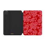 Final Rose | Red & Pink Floral iPad Case