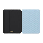 On the Dot | Blue Monochrome Polka Dot iPad Case
