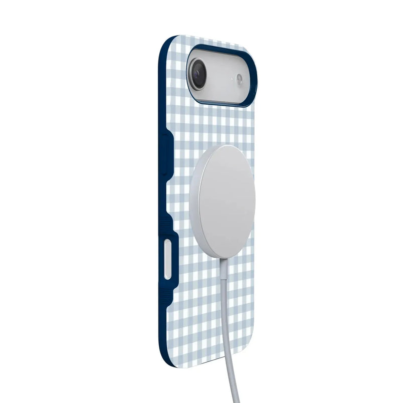 Pastel Picnic | Blue Gingham Case
