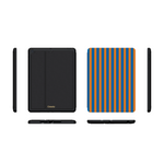 Go New York | Blue & Orange Stripes iPad Case