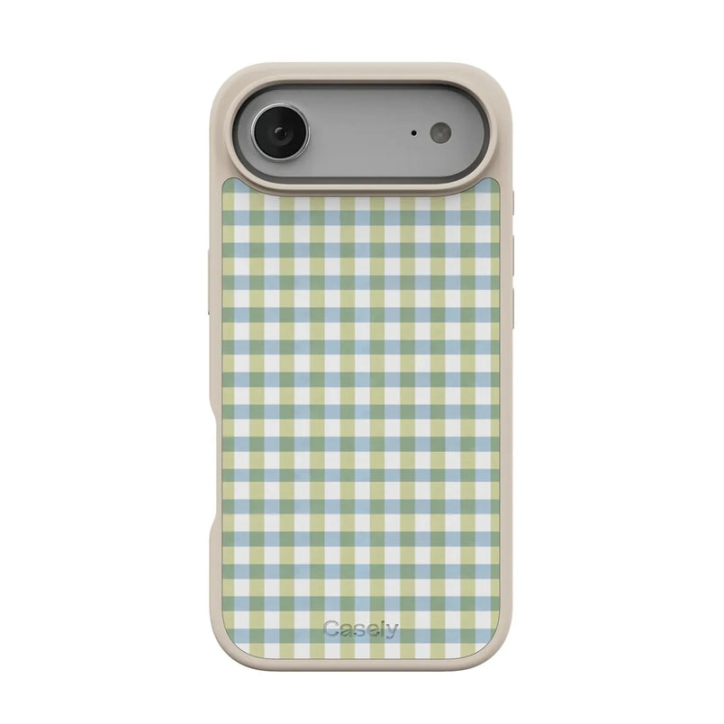 Pastel Picnic | Blue & Green Gingham Case