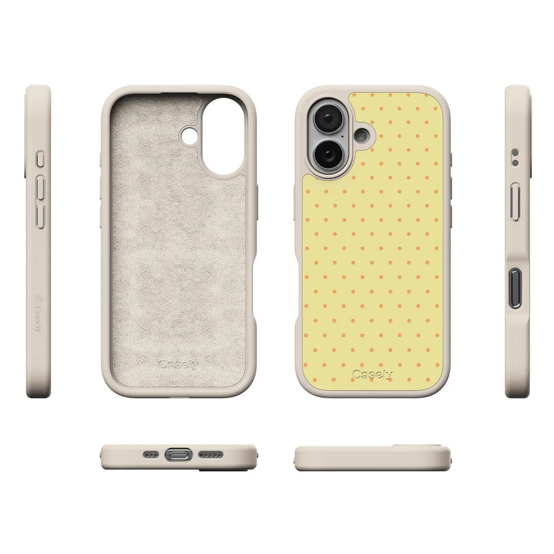 On the Dot | Yellow Polka Dot Case