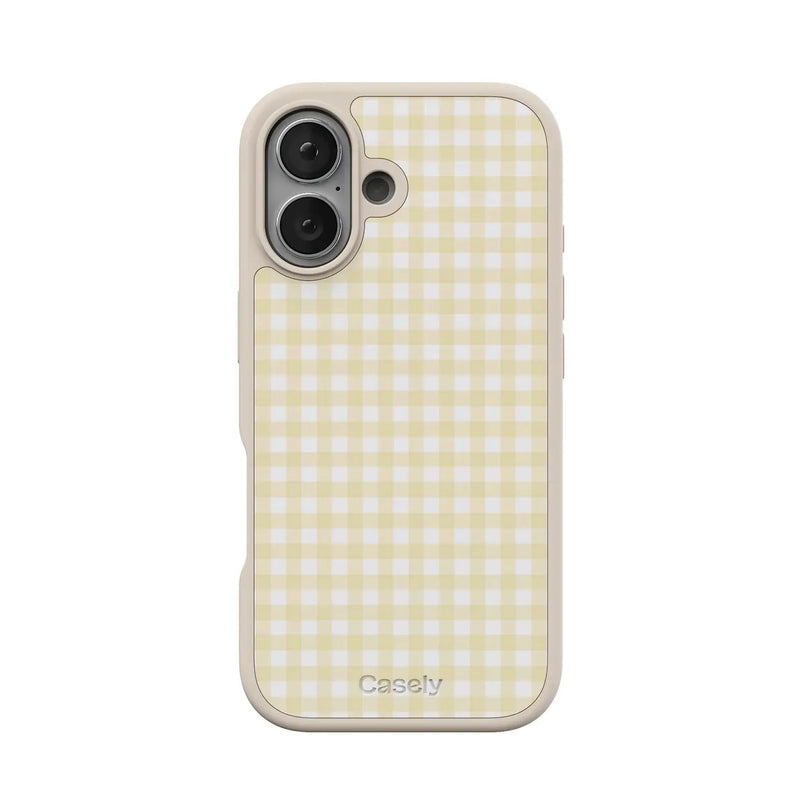 Pastel Picnic | Yellow Gingham Case