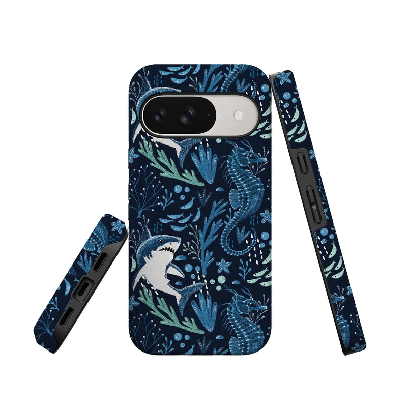 Midnight Reef | Shark Print Case