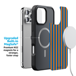 Go New York | Blue & Orange Stripes Case