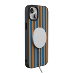 Go New York | Blue & Orange Stripes Case