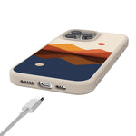 Opposites Attract | Day & Night Colorblock Mountains Case