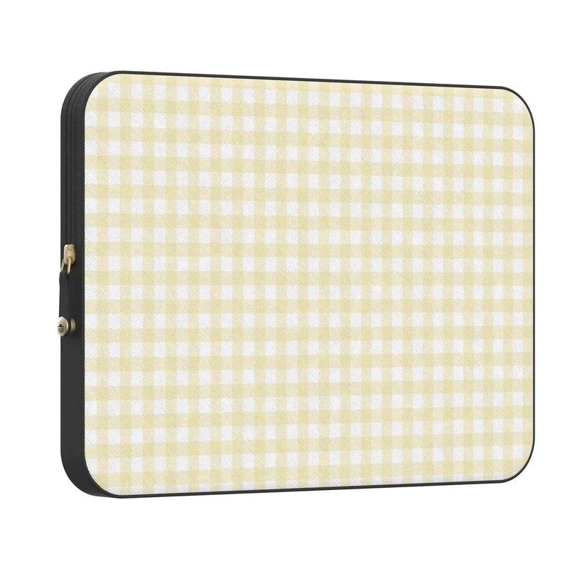 Pastel Picnic | Yellow Gingham Laptop Case
