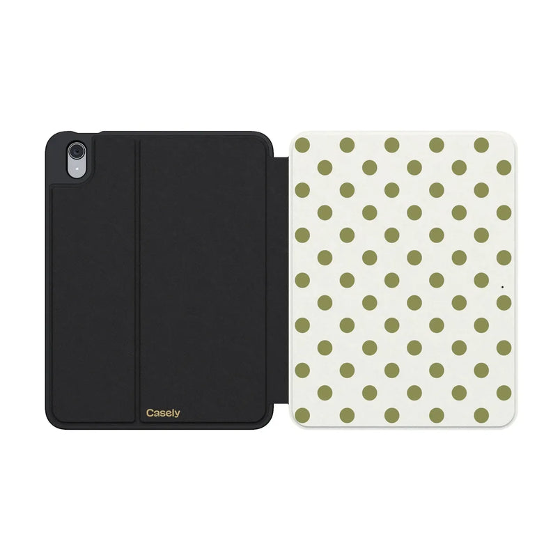 Spotted in SoHo | Green Polka Dot iPad Case