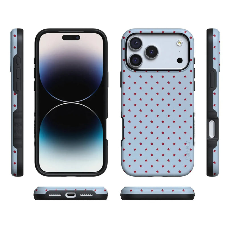 Tiny Stars | Red & Blue Case