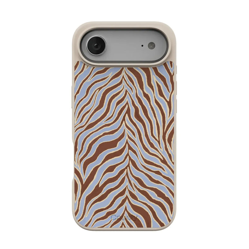 Untamed | Brown & Blue Zebra Case - iPhone 17 Air