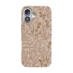 Beige Garden | Neutral Floral Case