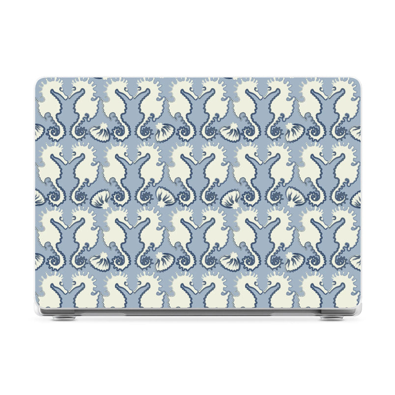 Seahorse Drift | Coastal Blues Laptop Shell - 13.6" MacBook Air