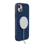 On the Dot | Navy Polka Dot Case