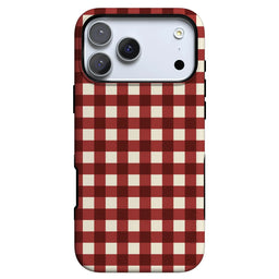 Checked Twice | Red Plaid Case