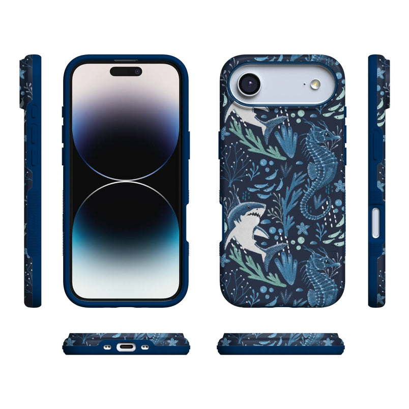 Midnight Reef | Shark Print Case