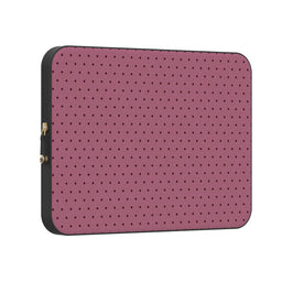 On the Dot | Dusty Rose Polka Dot Laptop Case