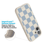 Fit Check | Light Blue Checkerboard Case