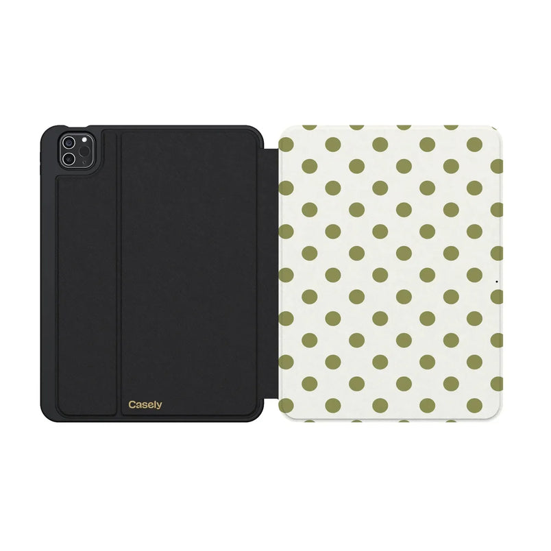 Spotted in SoHo | Green Polka Dot iPad Case