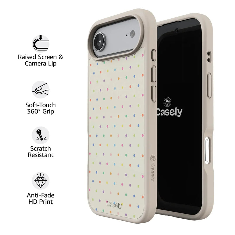 On the Dot | Rainbow Polka Dot Case