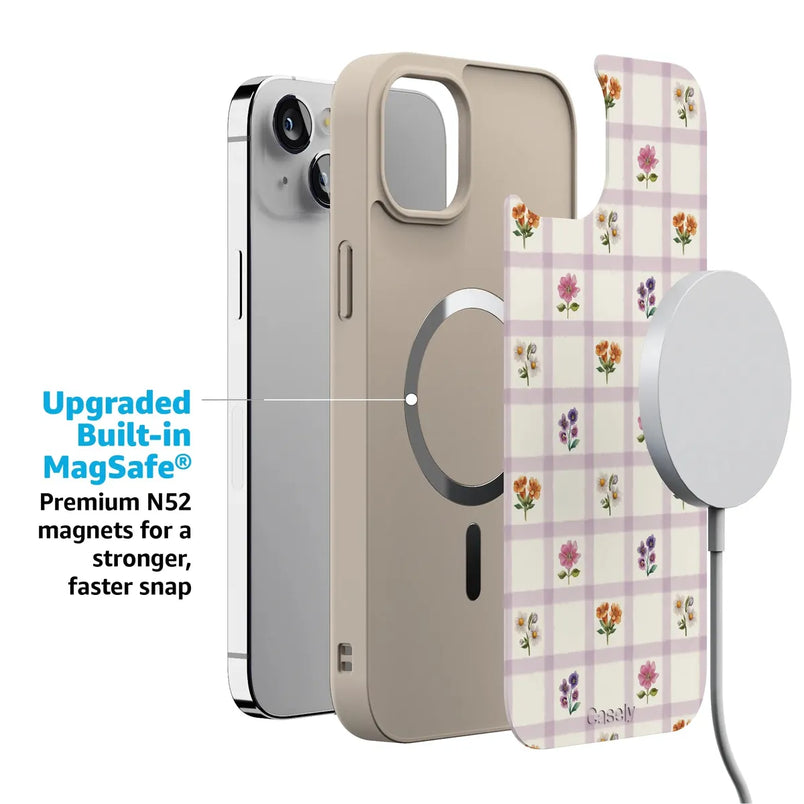 Meadow Check | Floral Gingham Case