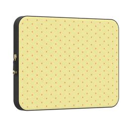 On the Dot | Yellow Polka Dot Laptop Case