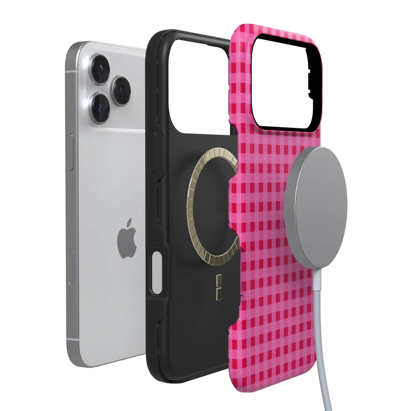 Sweet Jam | Hot Pink Gingham Case